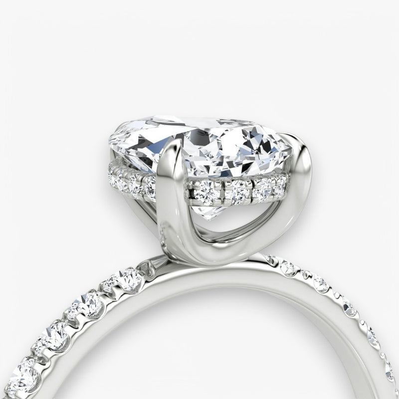 AMOUR (Tropfen Weissgold mit Pave LABGROWN)