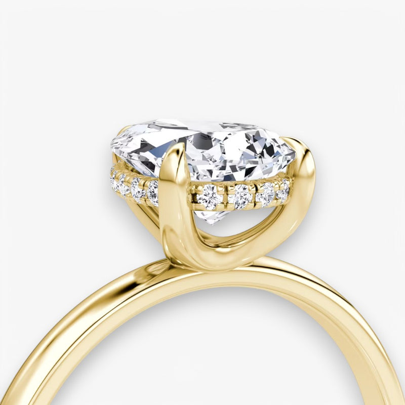 AMOUR (Tropfen Gelbgold ohne Pave LABGROWN)