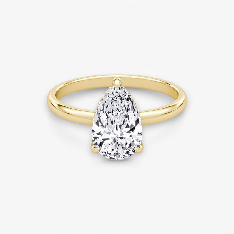 AMOUR (Tropfen Gelbgold ohne Pave LABGROWN)