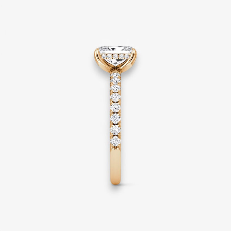 AMOUR (Radiant Rose Gold with Pave LABGROWN)