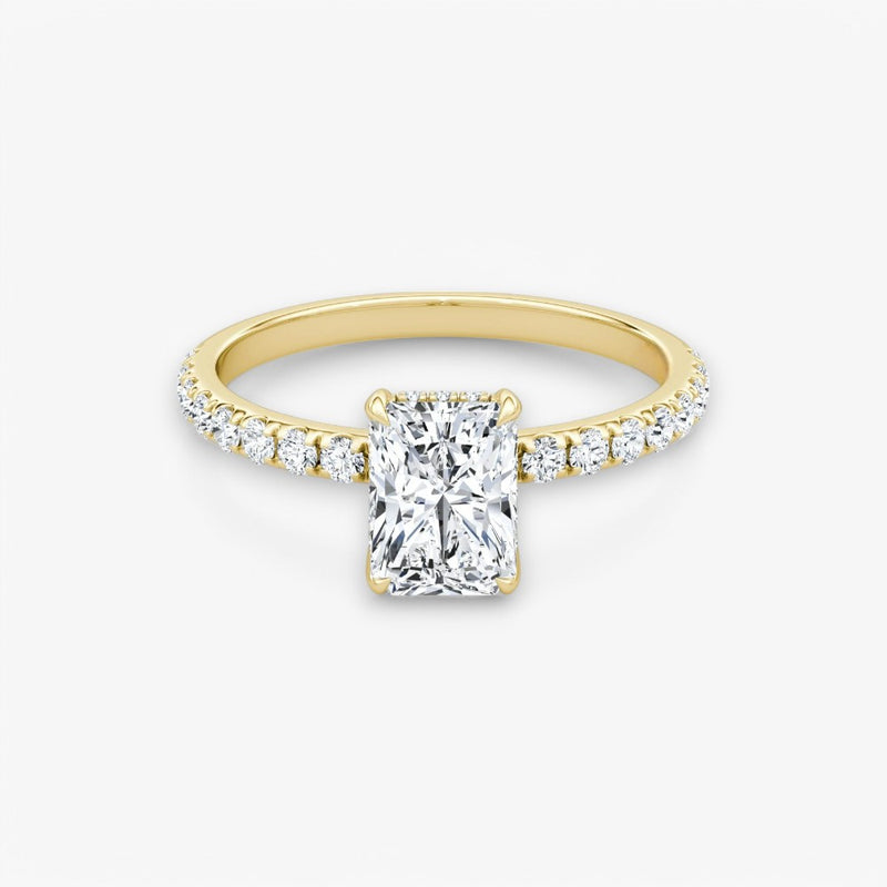 AMOUR (Radiant Yellow Gold with Pave LABGROWN)