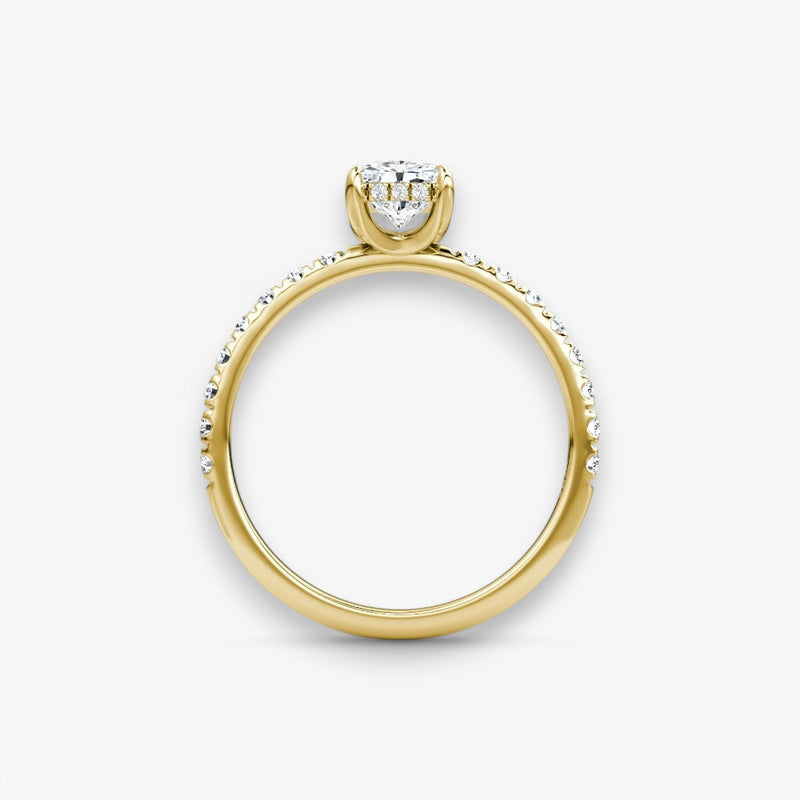 AMOUR (Radiant Yellow Gold with Pave LABGROWN)