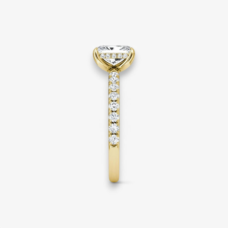 AMOUR (Radiant Yellow Gold with Pave LABGROWN)