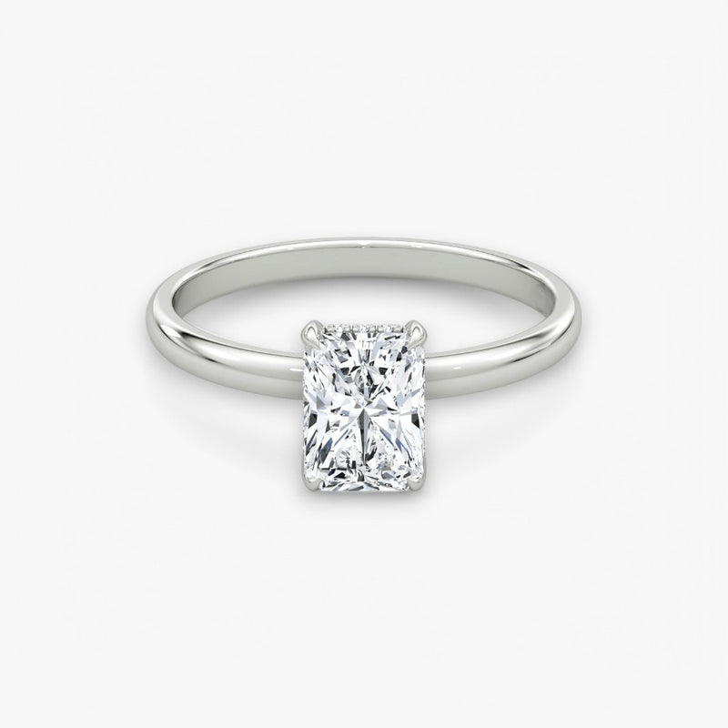 AMOUR (Radiant white gold without pave LABGROWN)