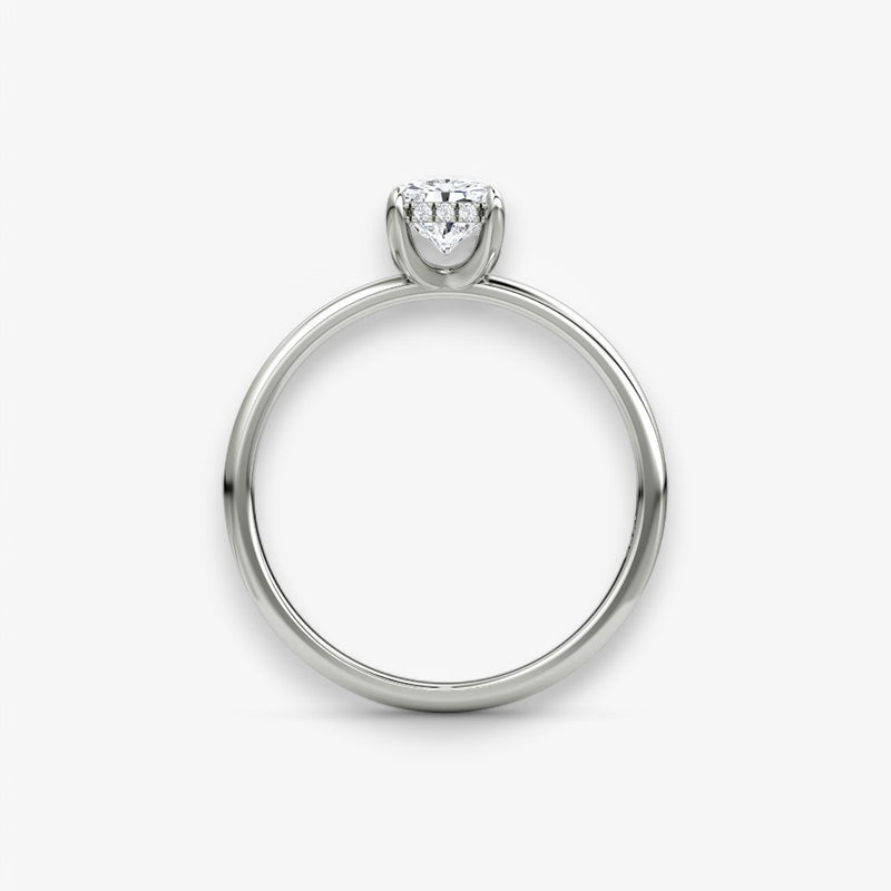 AMOUR (Radiant white gold without pave LABGROWN)