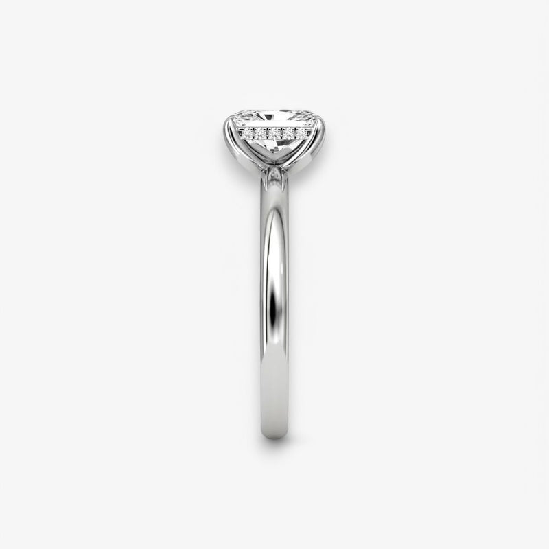 AMOUR (Radiant white gold without pave LABGROWN)