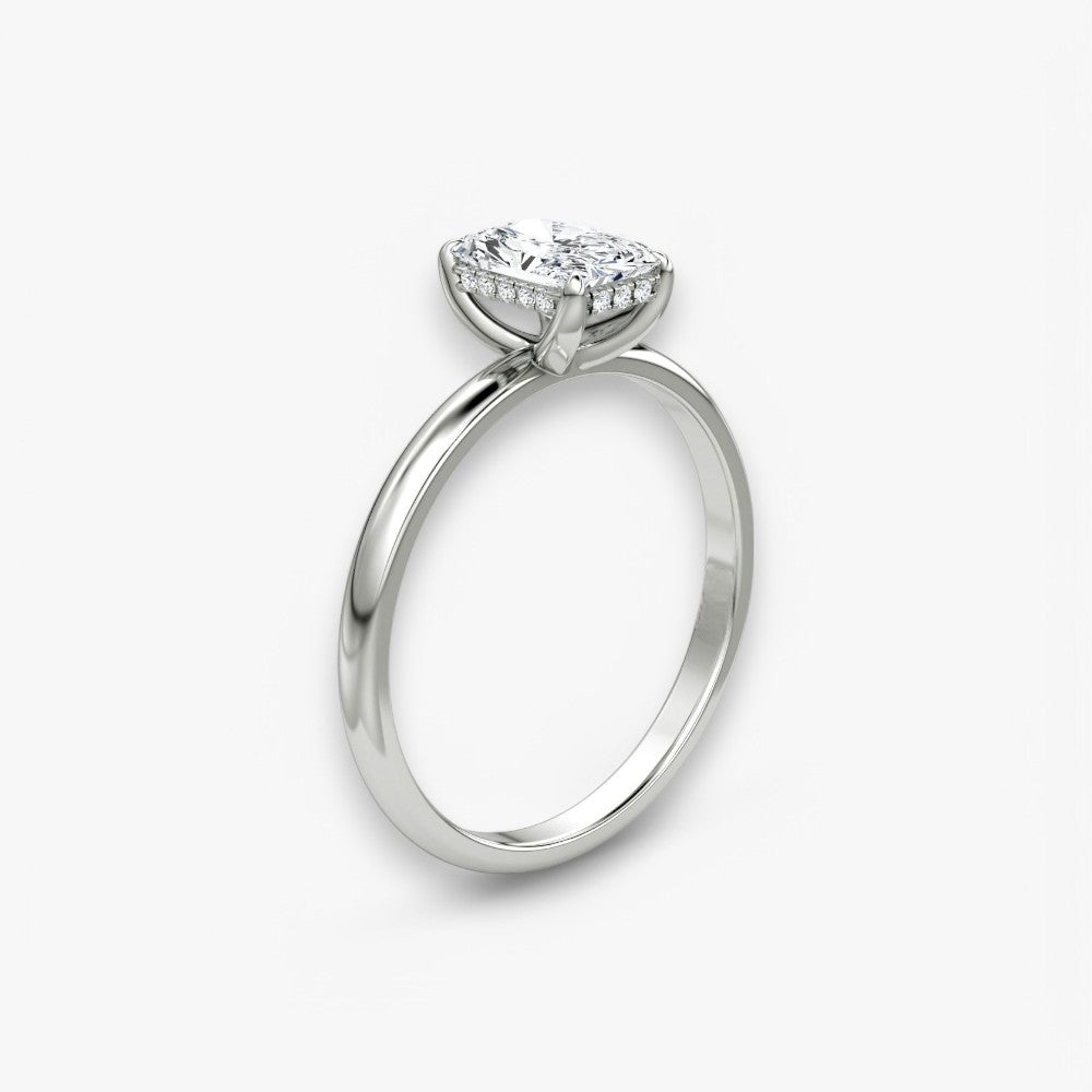 AMOUR (Radiant Platin ohne Pave LABGROWN)
