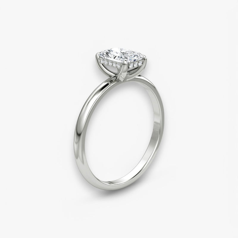 AMOUR (Radiant white gold without pave LABGROWN)
