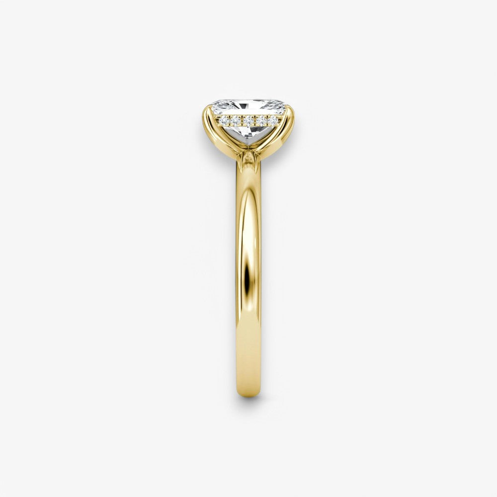 AMOUR (Radiant Gelbgold ohne Pave LABGROWN)