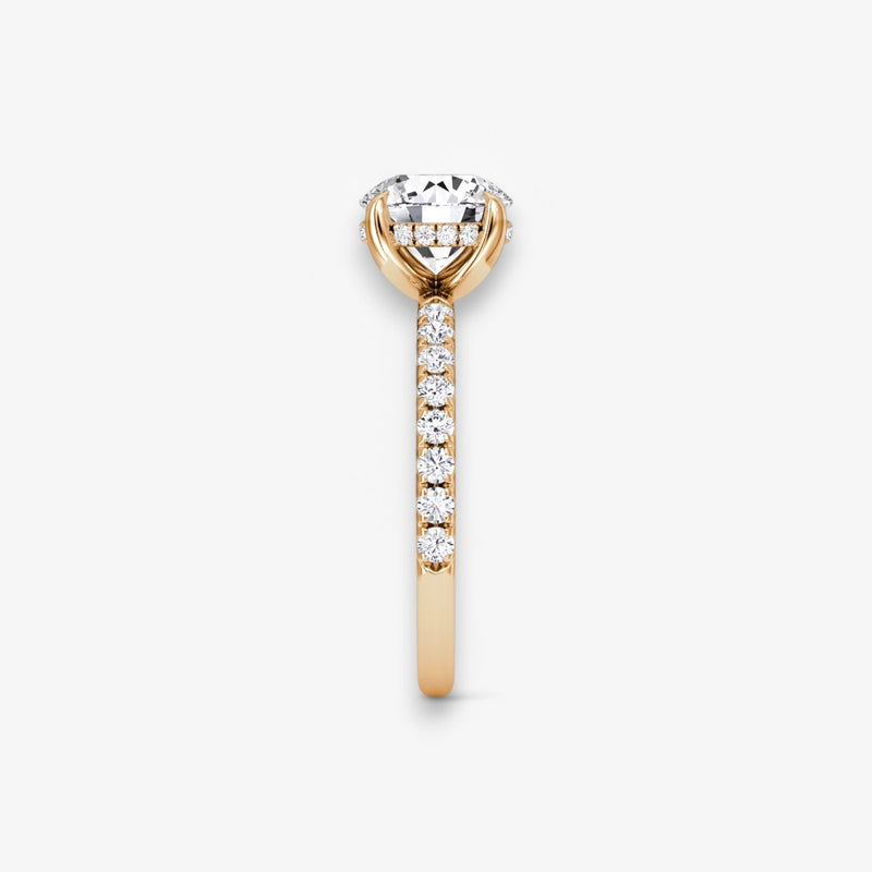 AMOUR (Rund Rosegold mit Pave LABGROWN)