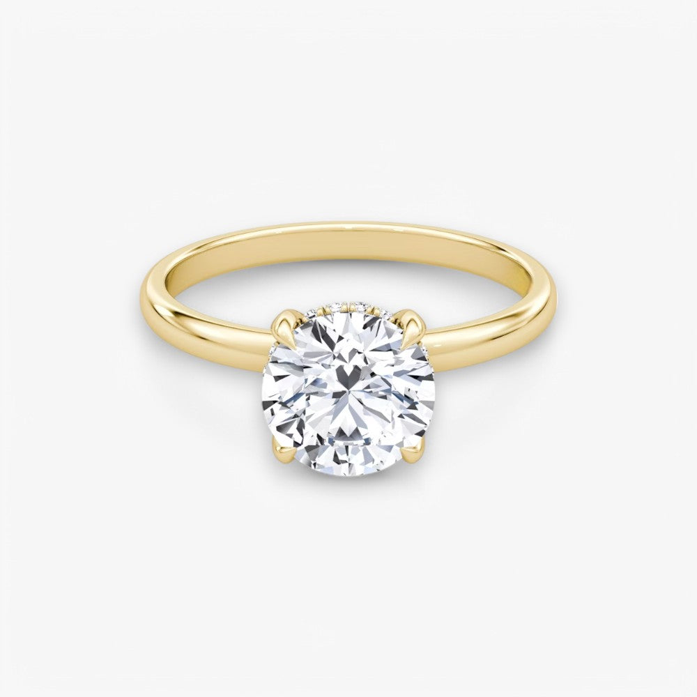 AMOUR (Rund Gelbgold ohne Pave LABGROWN)