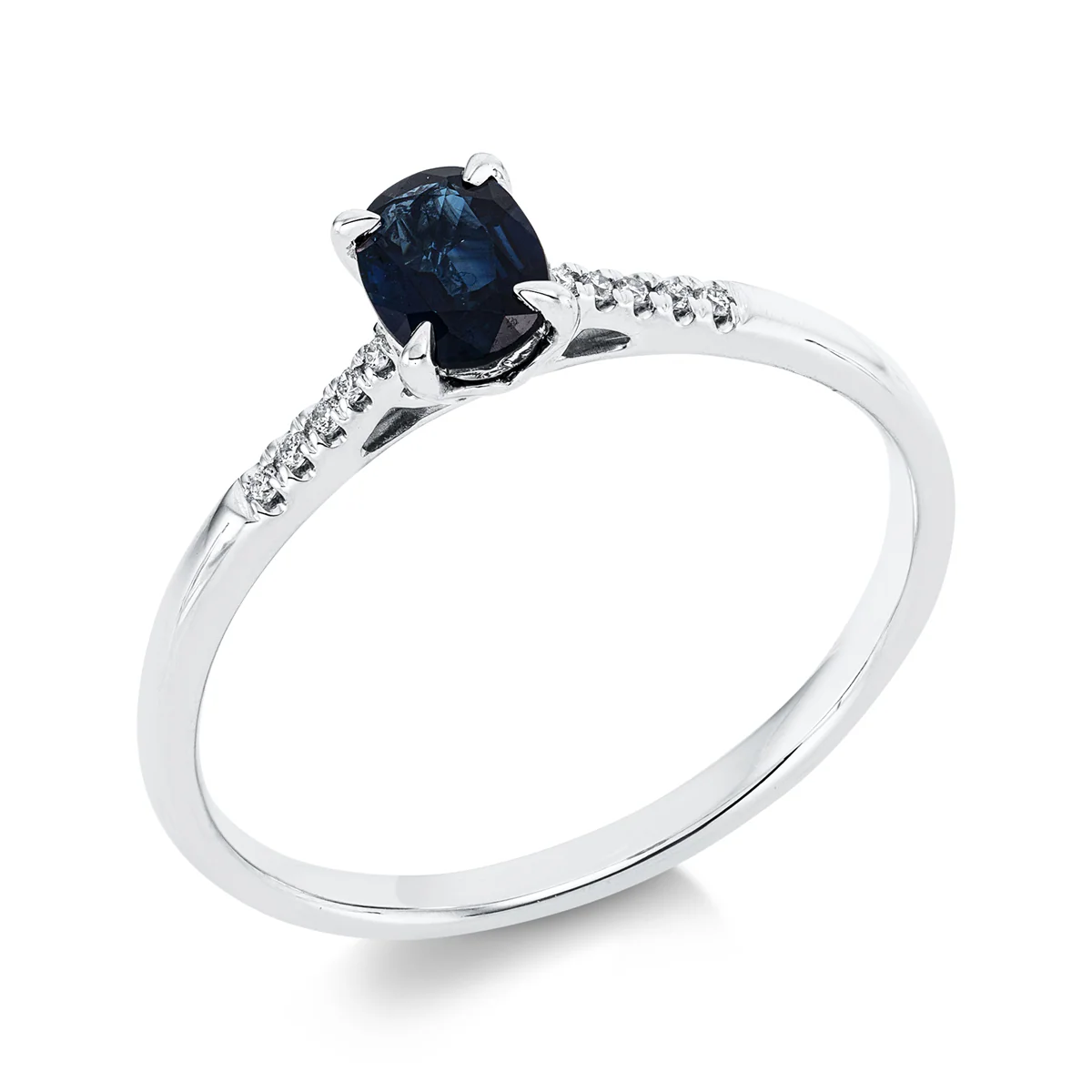 Farbstein Classic Ring Weissgold - 1FQ49