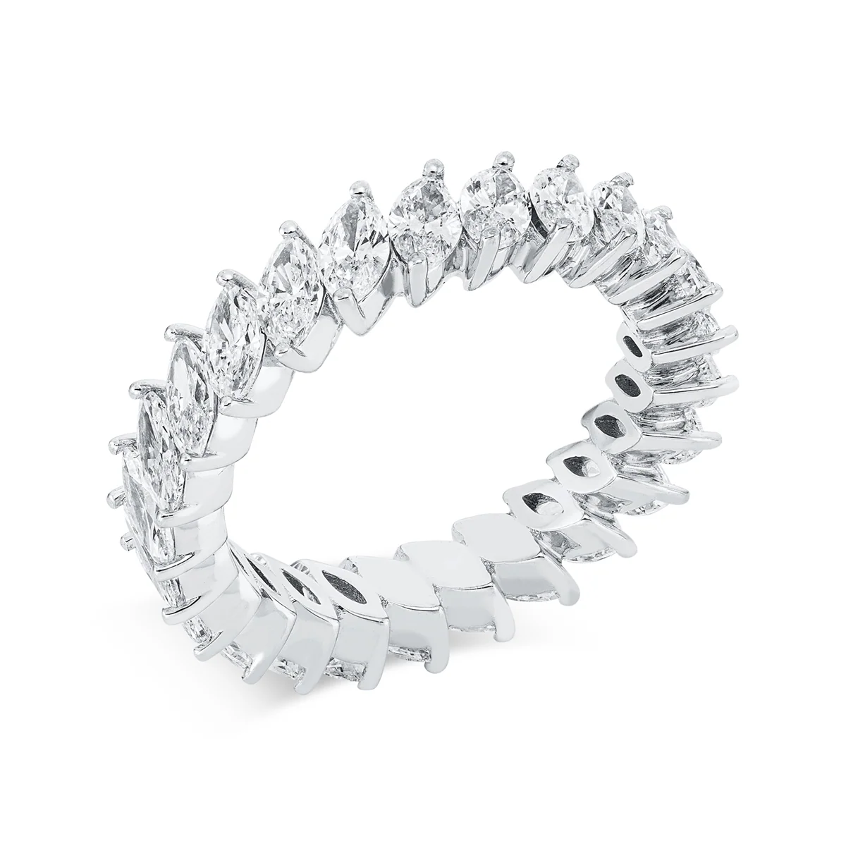 Memoire voll Ring Weißgold - 1FR34