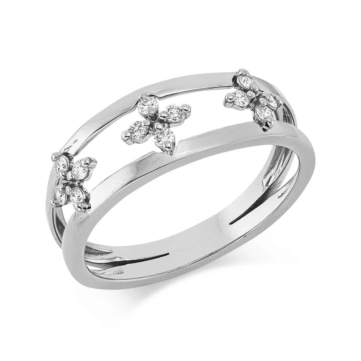 Modern Woman Ring Weißgold - 1HQ04