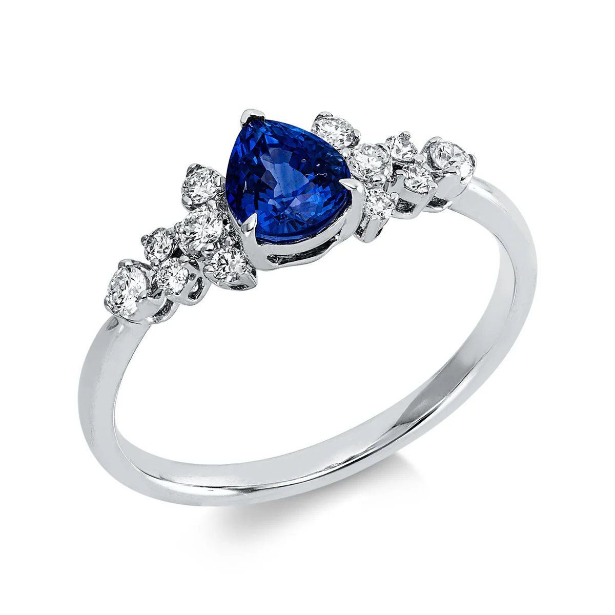 Farbstein Classic Ring Weissgold - 1JC49