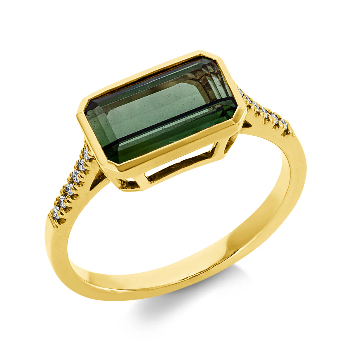 Farbstein Fashion Ring Gelbgold - 1JZ80