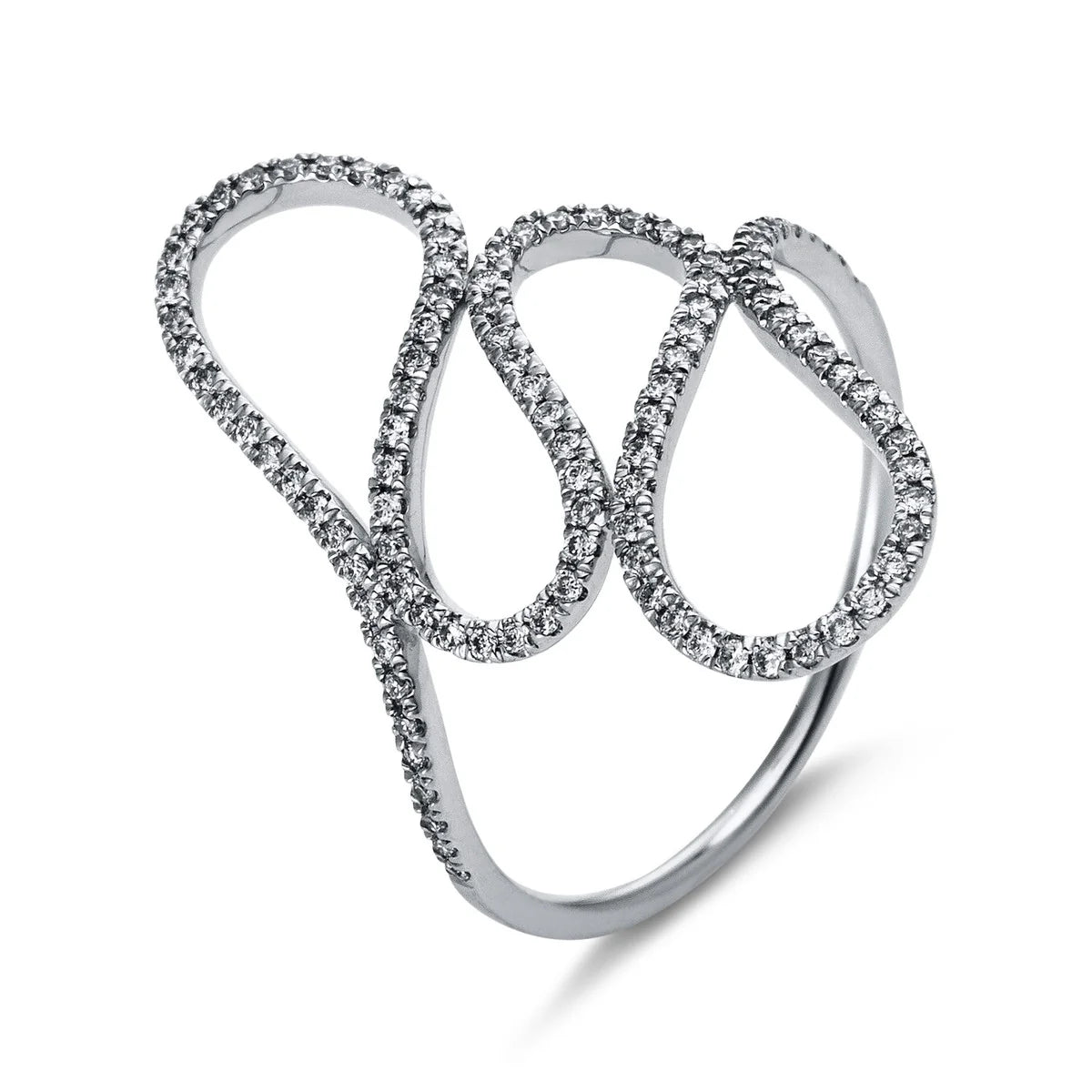 Modern Woman Ring Weißgold - 1N807