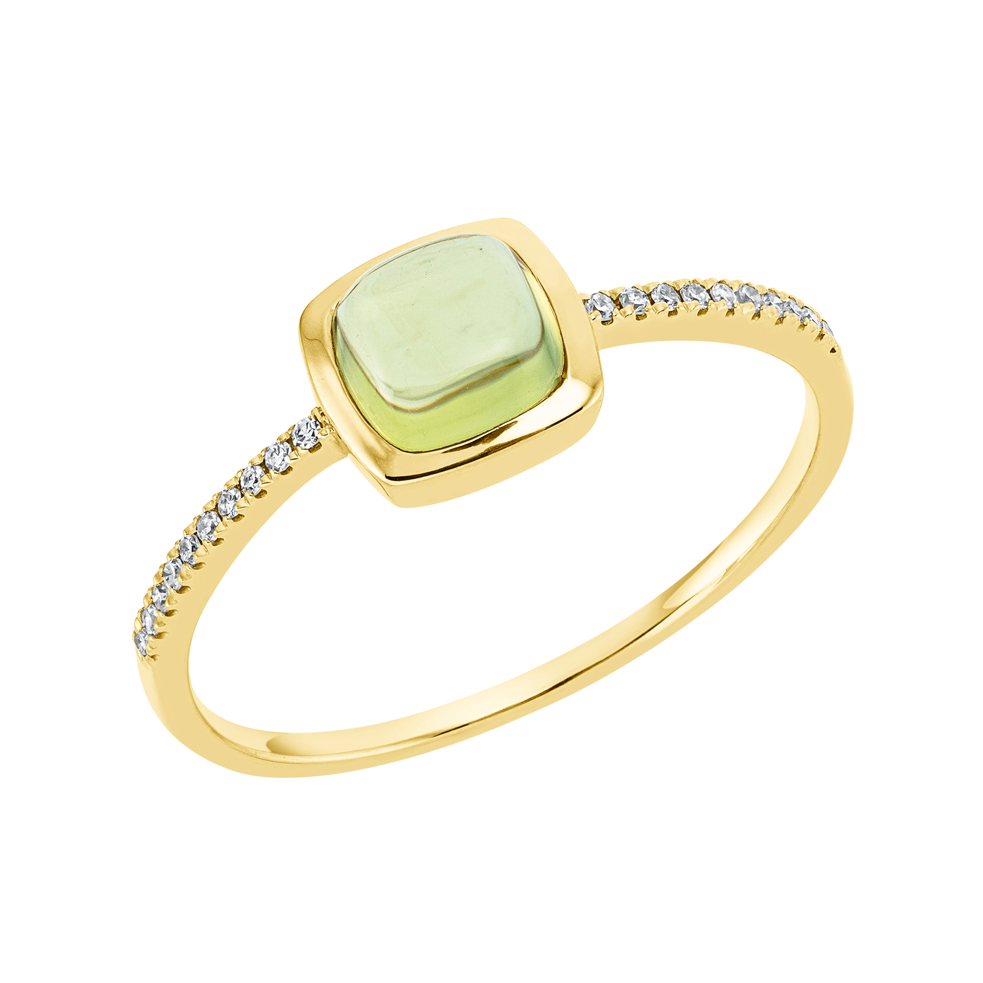 Ring 18 kt GG cushion