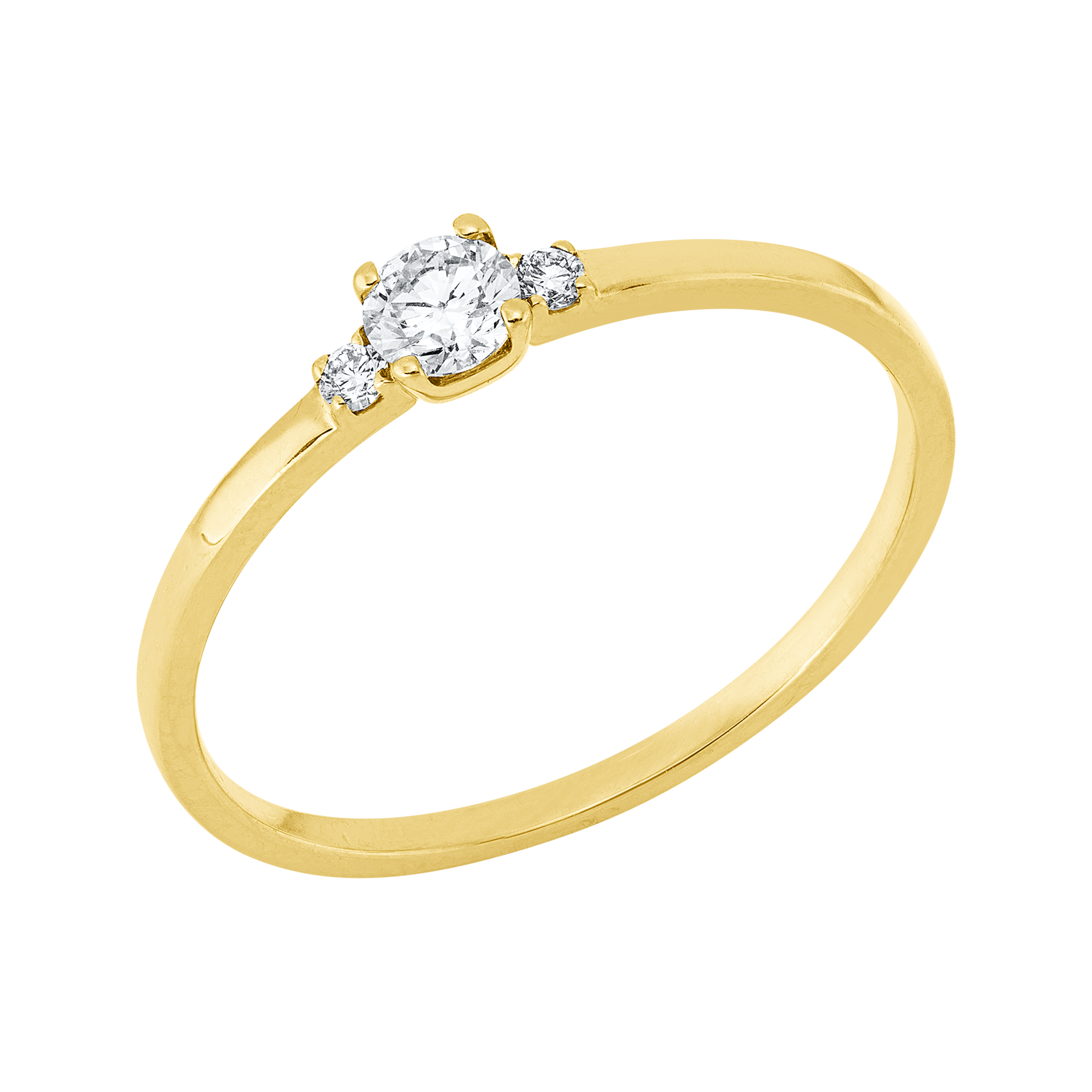 Ring 4er-Krappe 18 kt GG