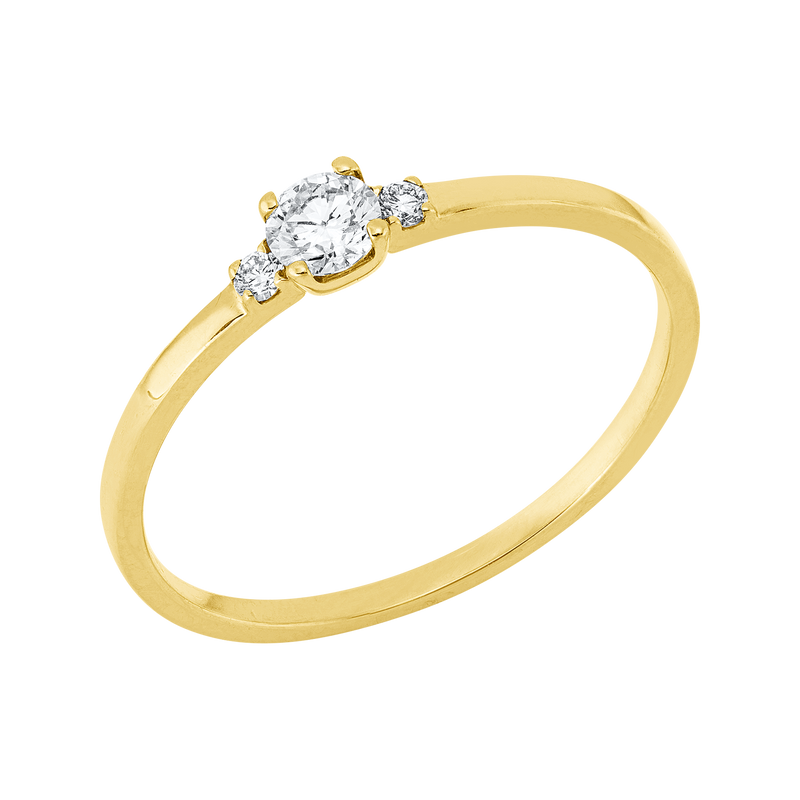 Ring 4er-Krappe 18 kt GG