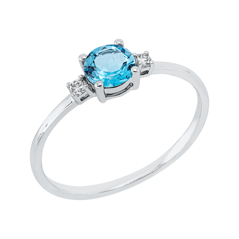 Ring 4er-Krappe 18 kt WG