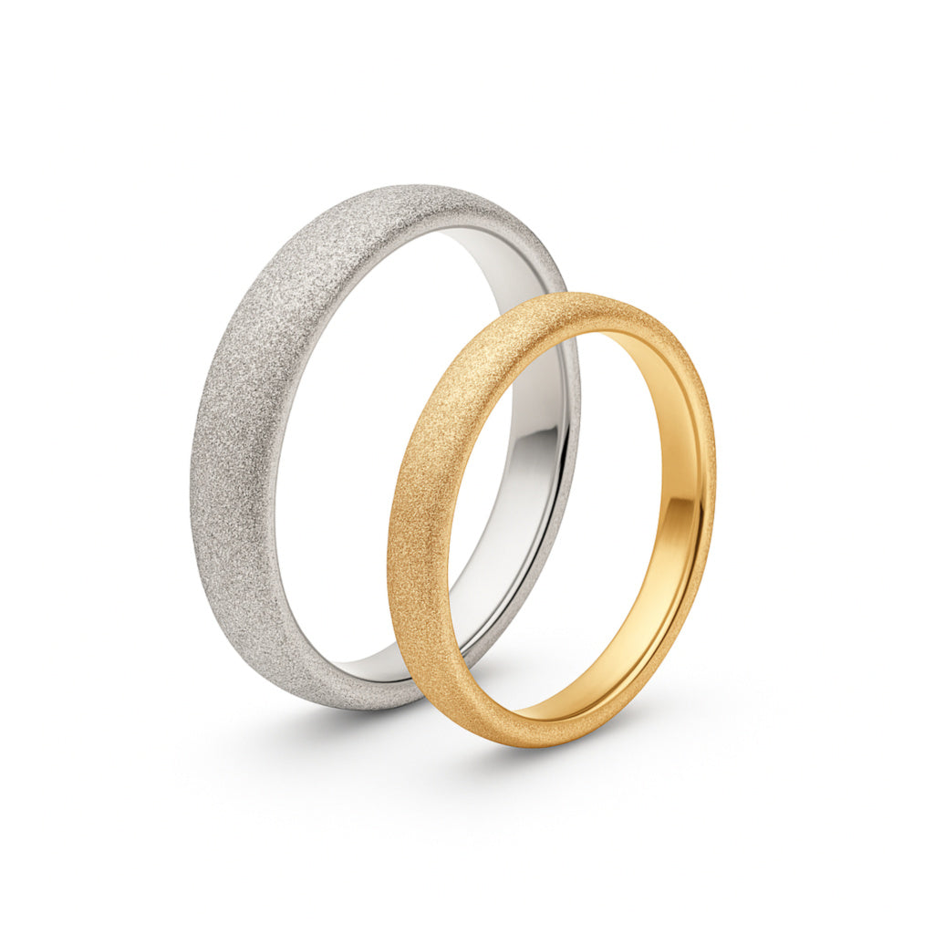 Manufaktur Trauringe Weissgold  I Loma & Lousia