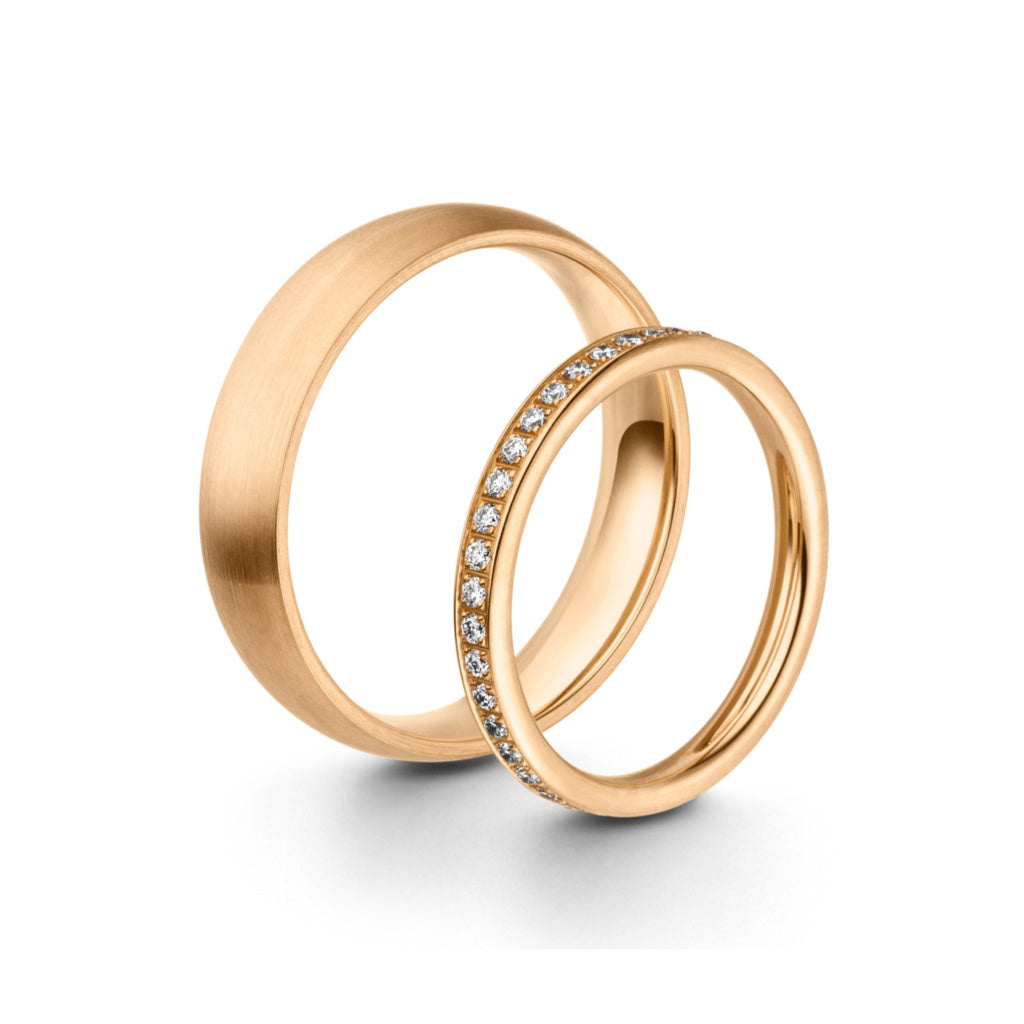 Manufaktur Trauringe Apricotgold  I Arezzo & Monteben