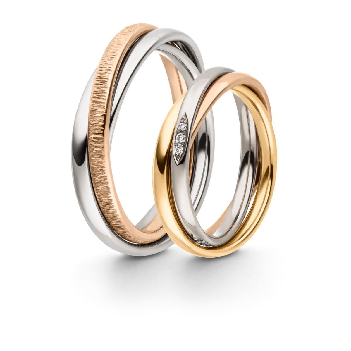Manufaktur Trauringe Dawnrose/- Platin I Teramo & Pacarelli