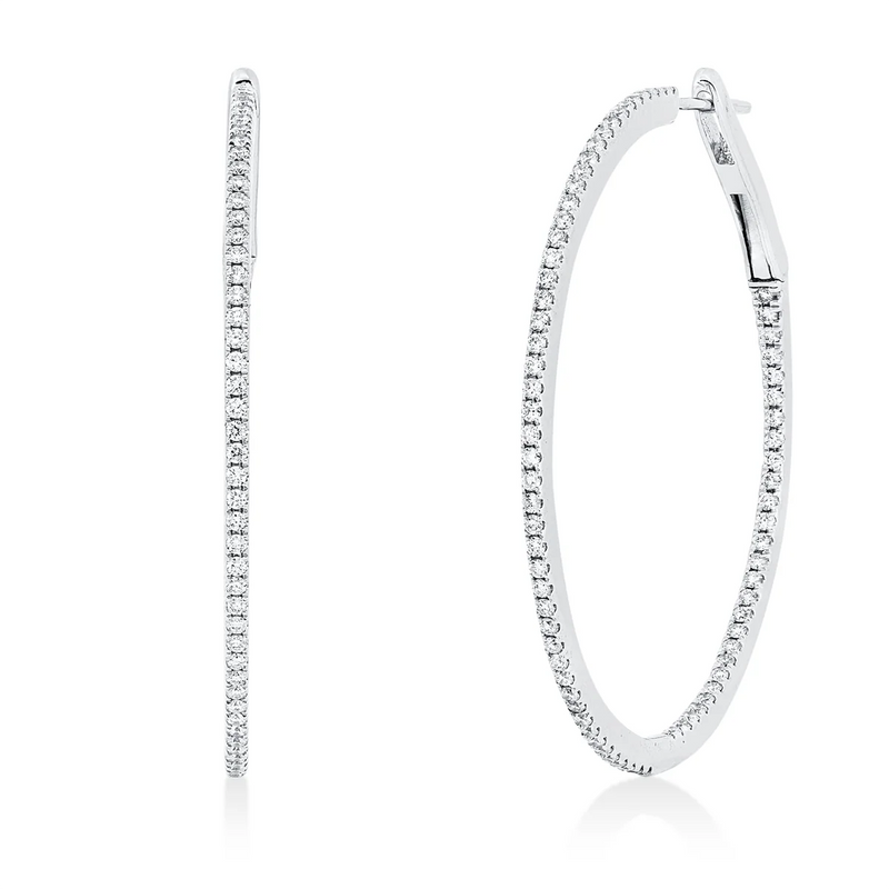 Modern Woman Creolen Weissgold - 2X893