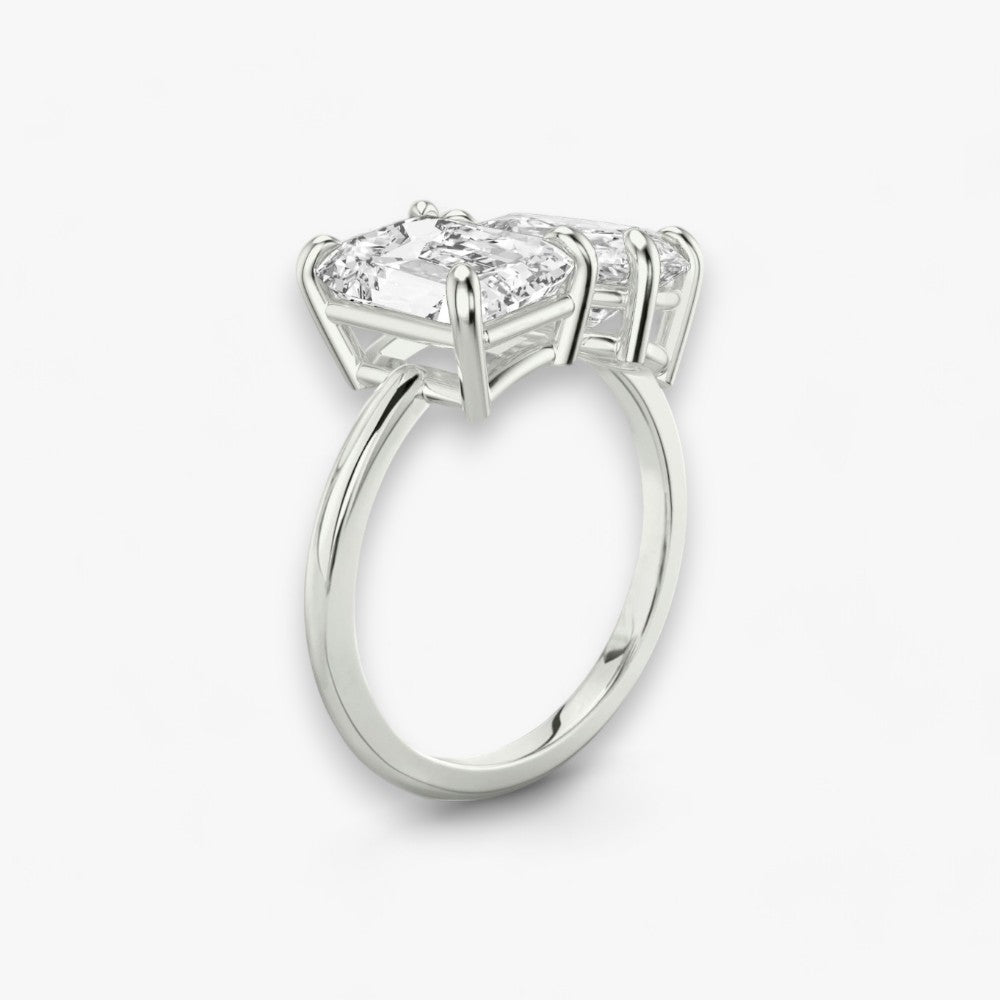 CHARME (Emerald + Tropfen Platin ohne Pavé)