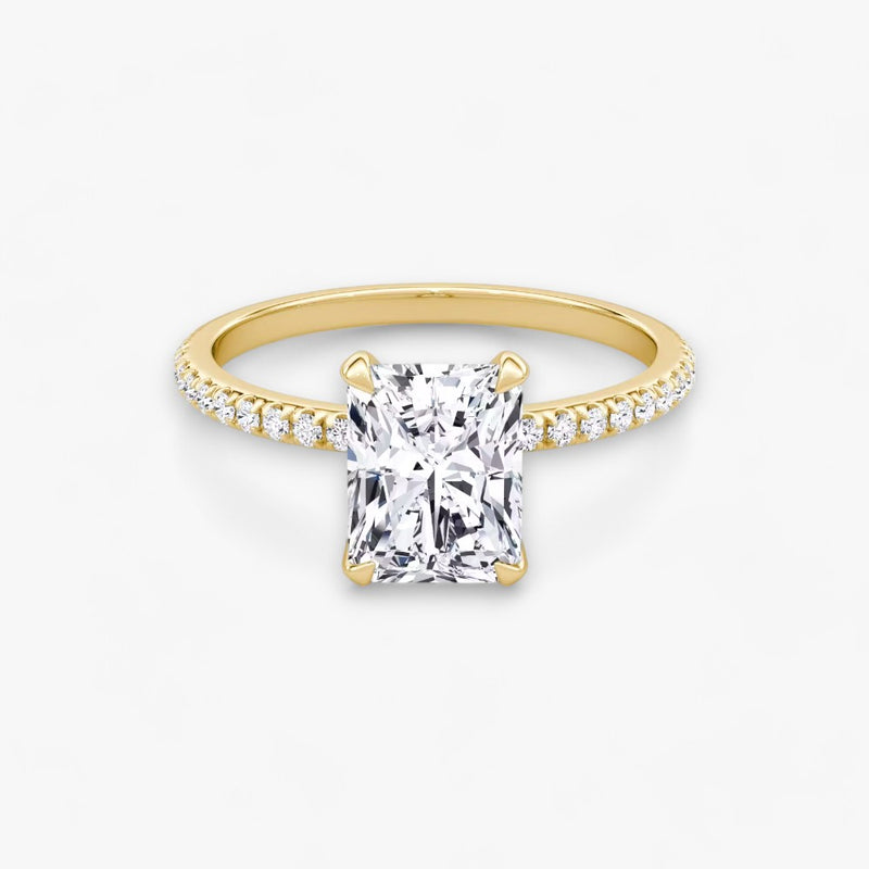 VITRA (Radiant Yellow Gold with Pave LABGROWN)