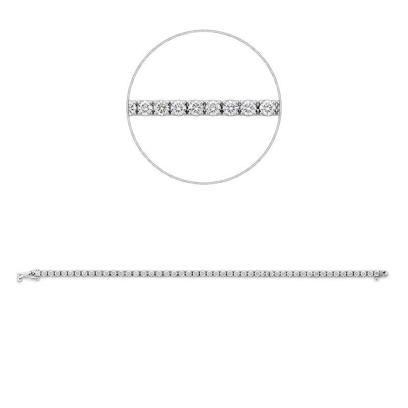 Tennisarmband RIVIÈRE in Weißgold – Produktansicht | NÓIR Diamonds