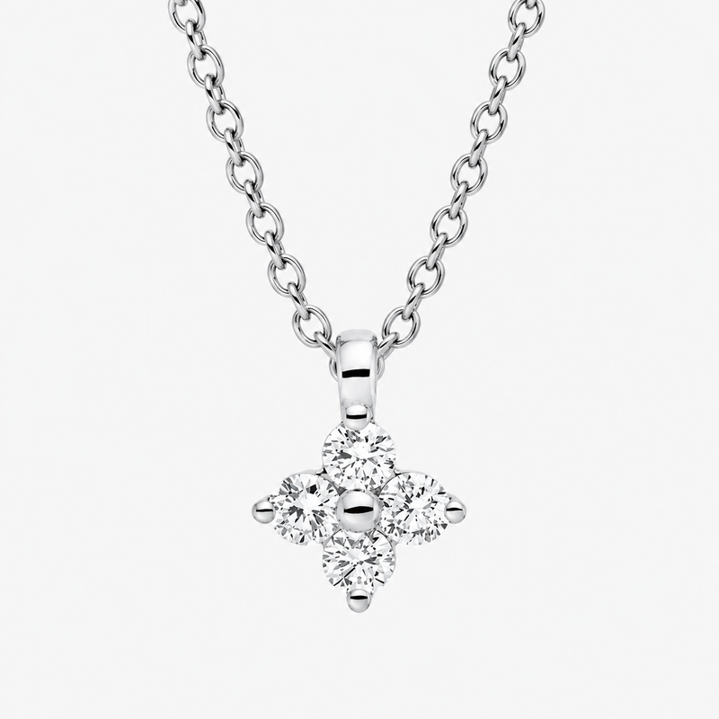 KLEE Collier (Weissgold - 4P083)