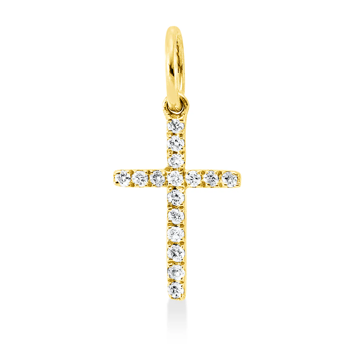 Kreuz Anhänger Gelbgold - 3D575