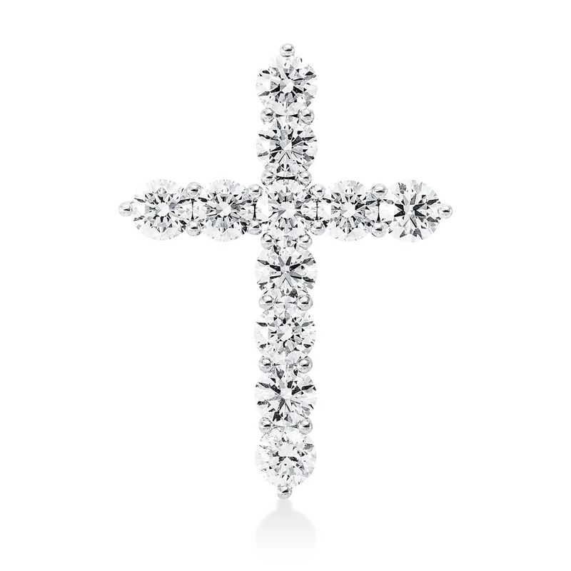 Kreuz Anhänger Weißgold - 3I806
