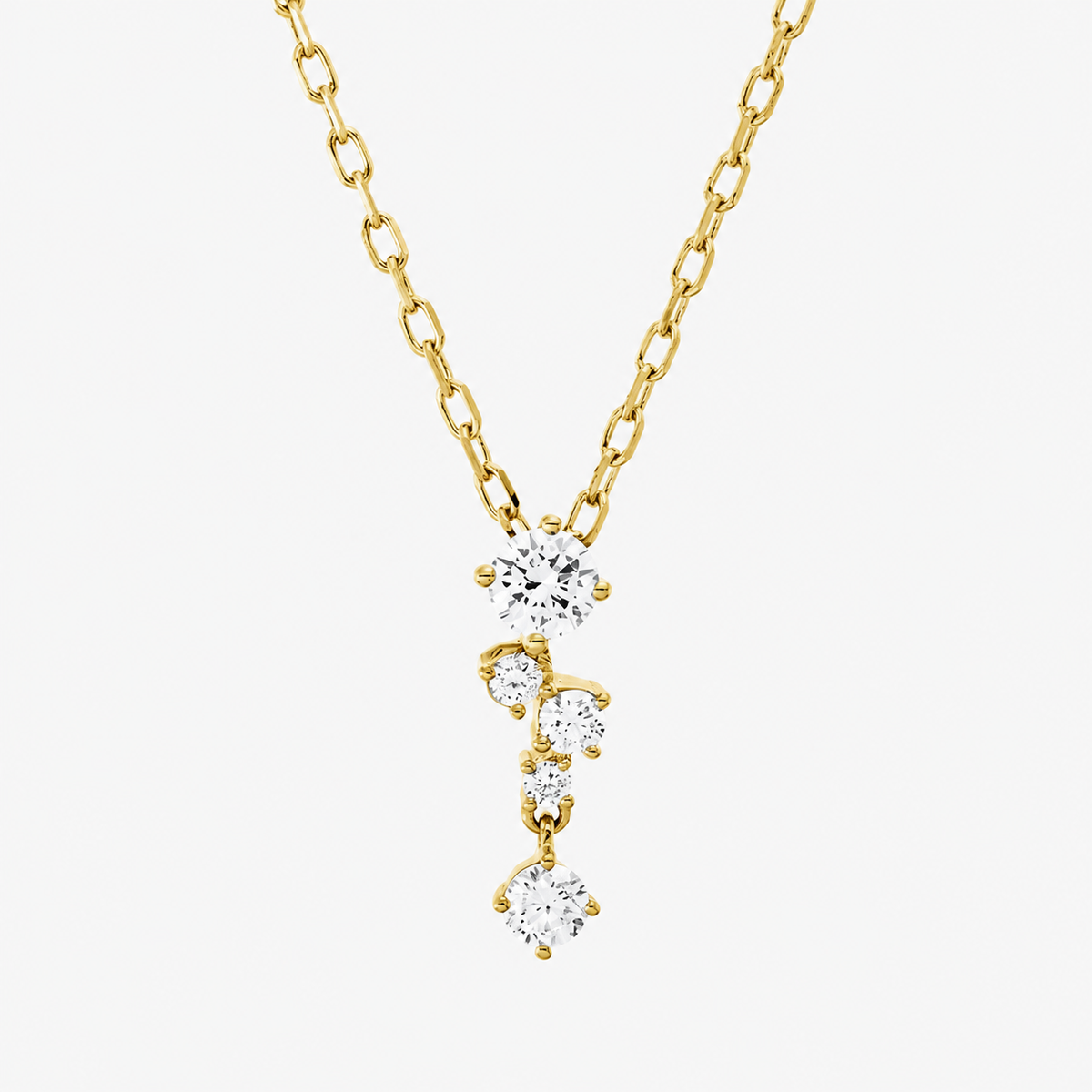 KRAPPE Collier (Gelbgold - 4O203)