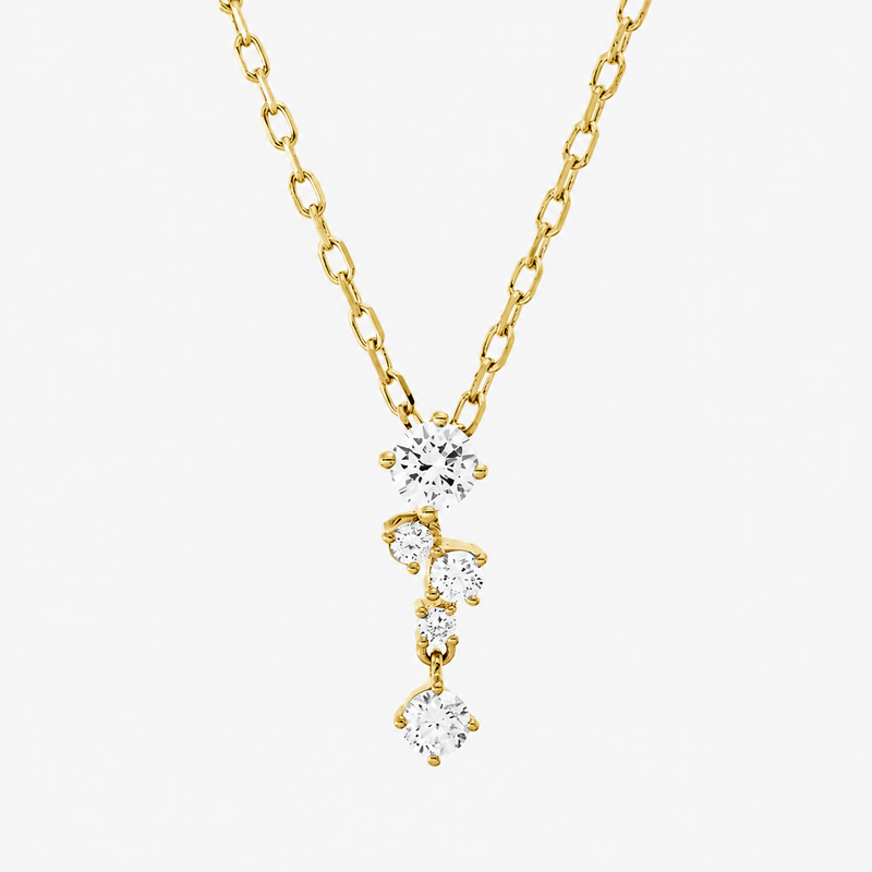 KRAPPE Collier (Gelbgold - 4O203)
