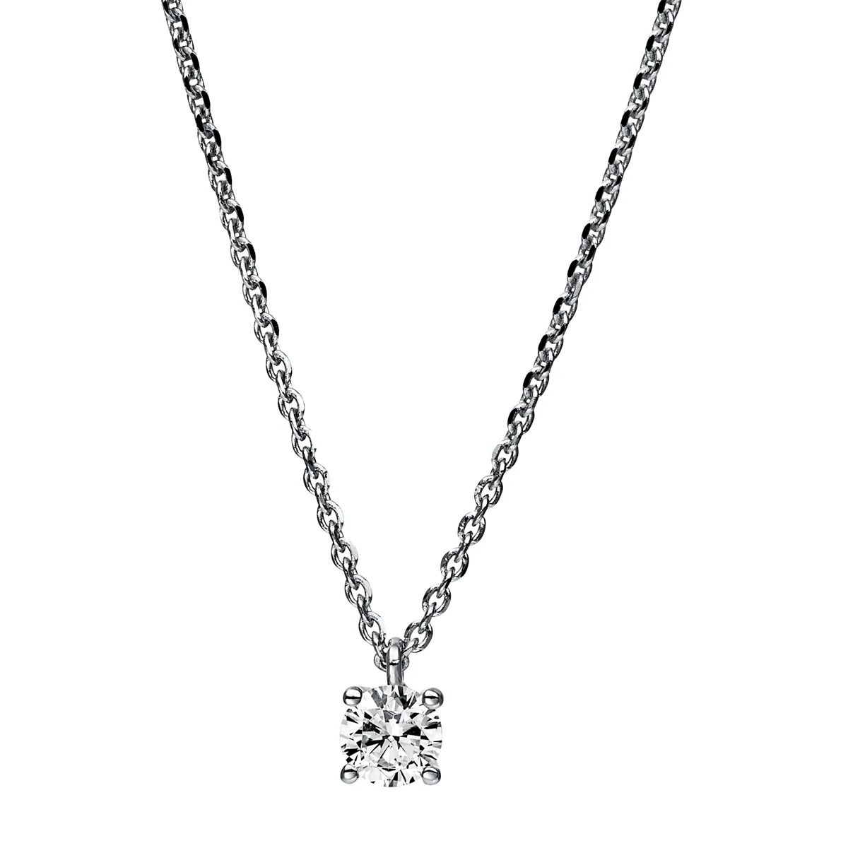 Solitaire Collier Weissgold - 4E914