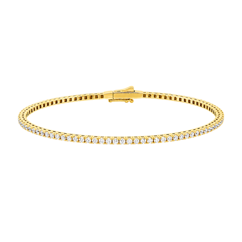 Tennisarmband RIVIÈRE (Gelbgold)