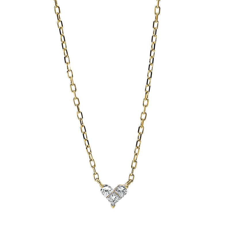 Herz Collier Gelbgold - 4I705