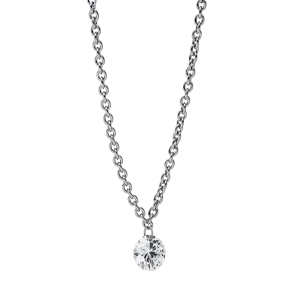 Dancing Diamond Collier Gelbgold Weissgold - 4J503