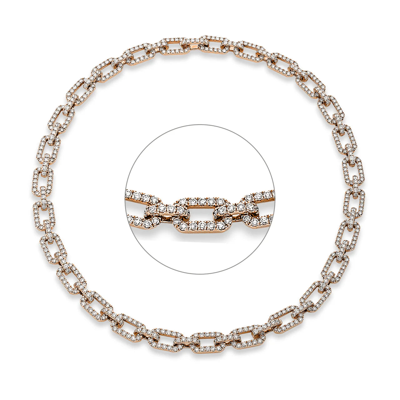Exklusiv Collier Roségold - 4K766
