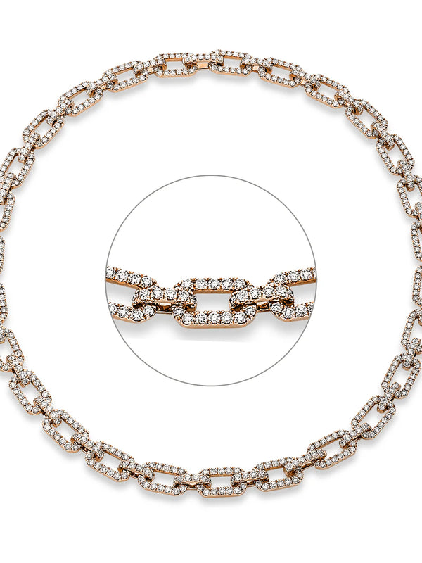 Exklusiv Collier Roségold - 4K766