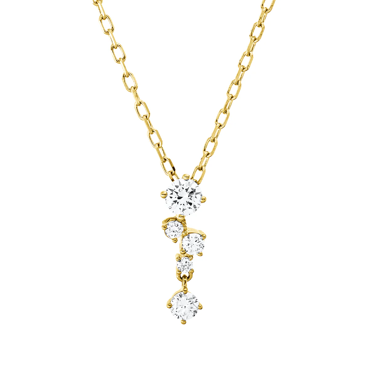 Modern Woman Collier Gelbgold - 4O203
