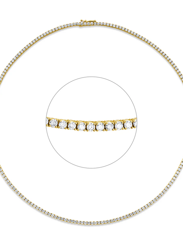 Tenniscollier Gelbgold - 4O958