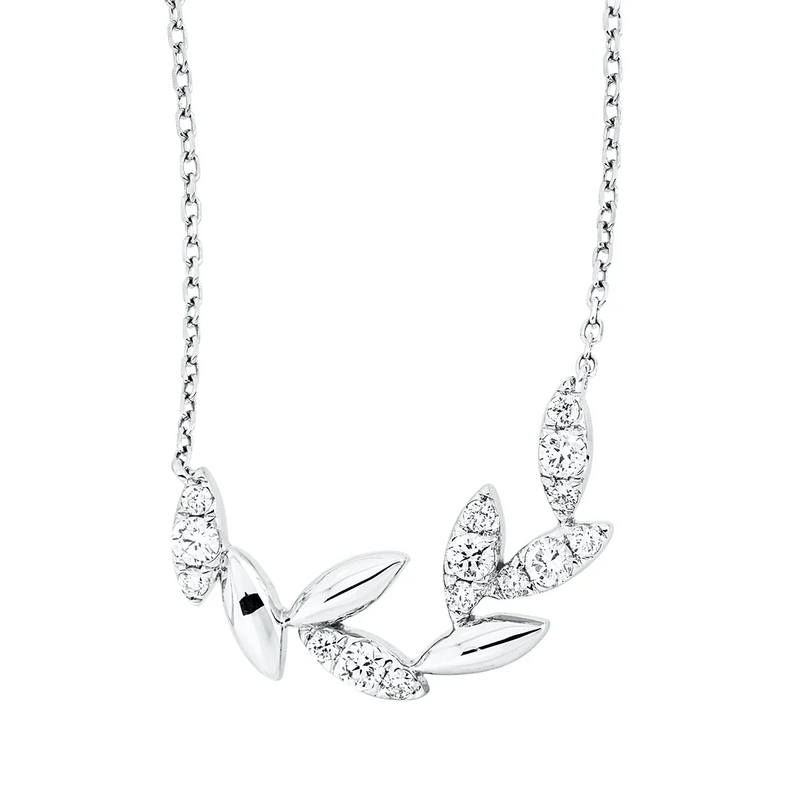 Modern Woman Collier Weissgold - 4P766