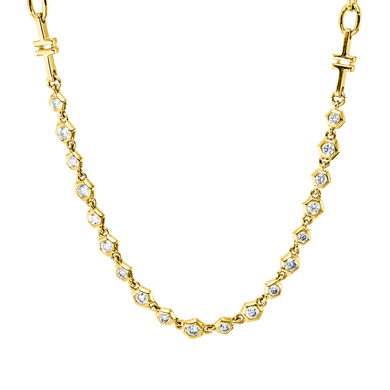 Collier HEXAGONE (Gelbgold)