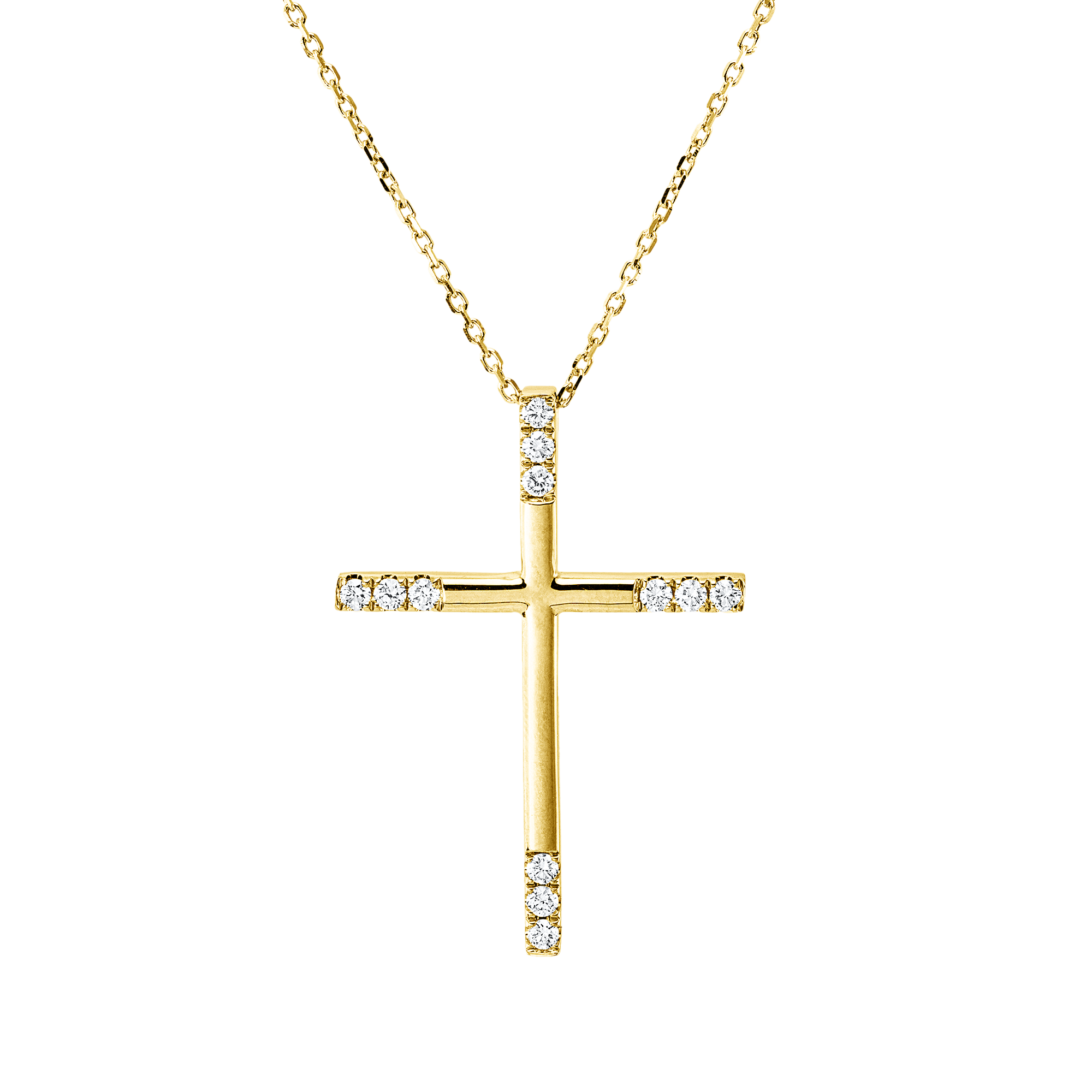Collier 18 kt GG Kreuz