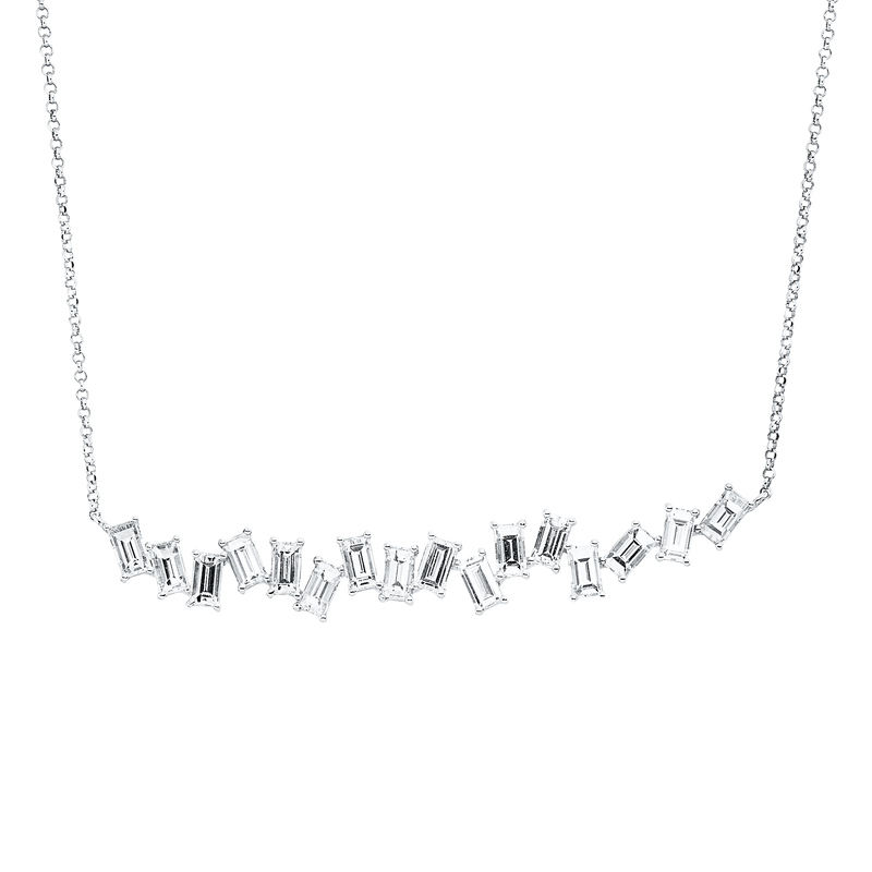 Collier COURONNE (Weißgold)