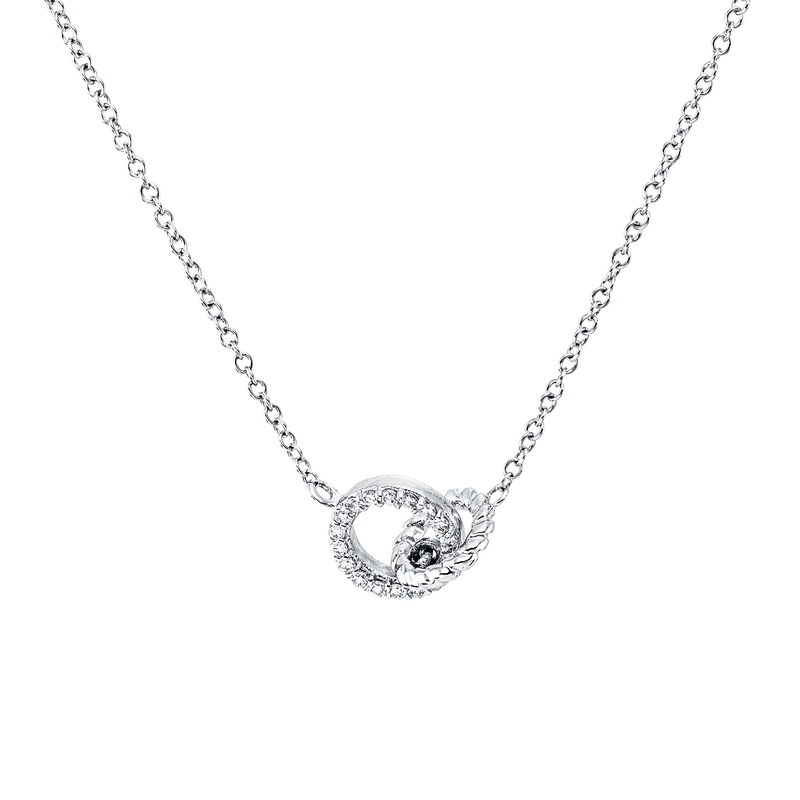 Collier CERCLE (Weißgold)